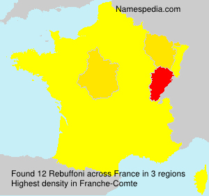 Surname Rebuffoni in France Surname Rebuffoni in France