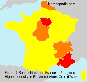 Surname Rechachi in France Surname Rechachi in France