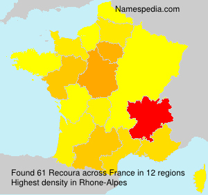 Surname Recoura in France Surname Recoura in France