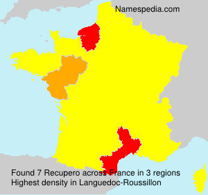 Surname Recupero in France Surname Recupero in France