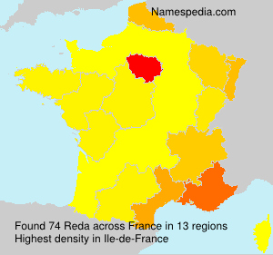 Surname Reda in France Surname Reda in France