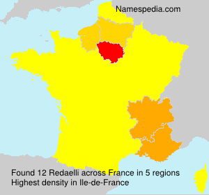 Surname Redaelli in France Surname Redaelli in France