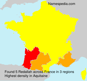 Surname Redallah in France Surname Redallah in France