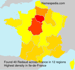 Surname Redaud in France Surname Redaud in France