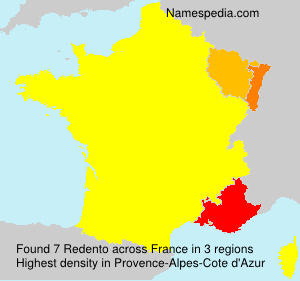 Surname Redento in France Surname Redento in France