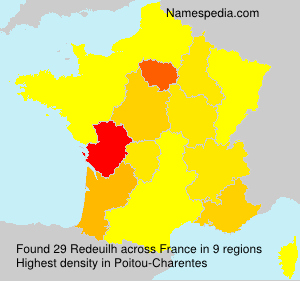 Surname Redeuilh in France Surname Redeuilh in France