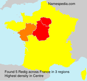 Surname Redig in France Surname Redig in France