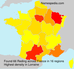 Surname Reding in France Surname Reding in France