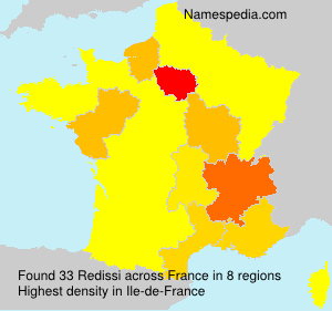 Surname Redissi in France