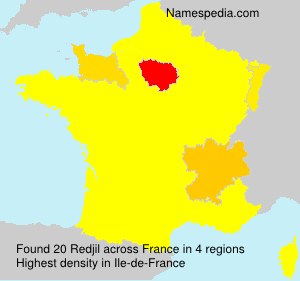 Surname Redjil in France Surname Redjil in France