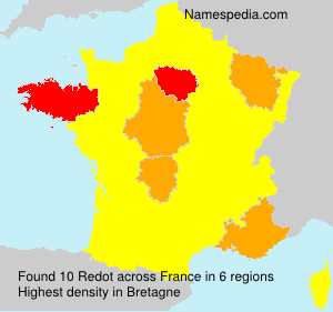 Surname Redot in France Surname Redot in France