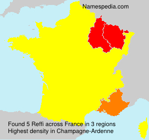 Surname Reffi in France Surname Reffi in France