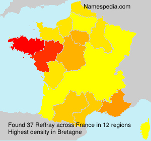 Surname Reffray in France Surname Reffray in France