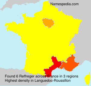 Surname Reffreger in France Surname Reffreger in France