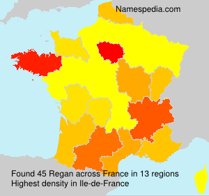Surname Regan in France Surname Regan in France