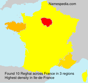 Surname Reghai in France Surname Reghai in France