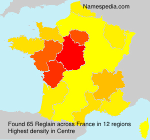 Surname Reglain in France Surname Reglain in France