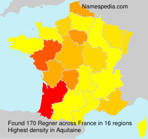 Surname Regner in France Surname Regner in France