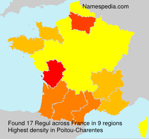 Surname Regul in France
