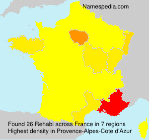Surname Rehabi in France Surname Rehabi in France