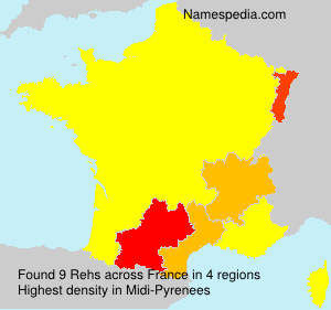 Surname Rehs in France Surname Rehs in France