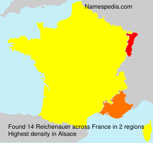 Surname Reichenauer in France Surname Reichenauer in France