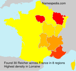 Surname Reicher in France Surname Reicher in France
