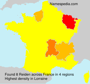 Surname Reiden in France Surname Reiden in France