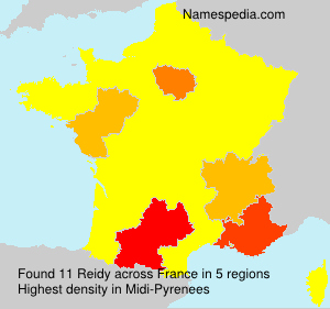 Surname Reidy in France Surname Reidy in France
