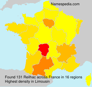 Surname Reilhac in France Surname Reilhac in France
