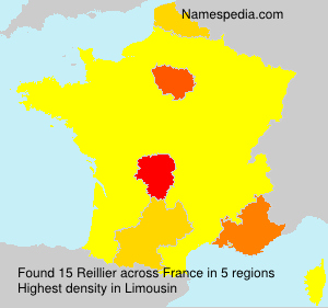 Surname Reillier in France Surname Reillier in France