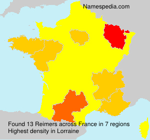 Surname Reimers in France Surname Reimers in France