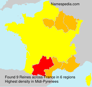 Surname Reines in France Surname Reines in France