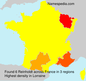 Surname Reinholdt in France Surname Reinholdt in France