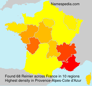 Surname Reinier in France Surname Reinier in France