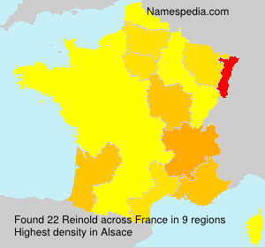 Surname Reinold in France Surname Reinold in France