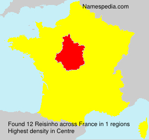Surname Reisinho in France Surname Reisinho in France