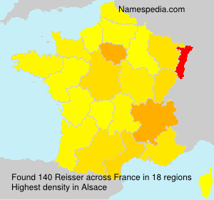 Surname Reisser in France Surname Reisser in France