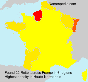 Surname Reitel in France