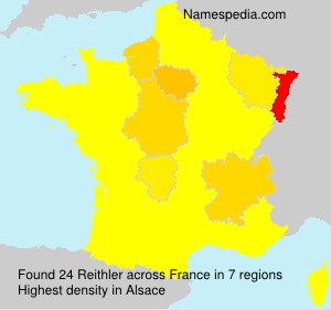 Surname Reithler in France Surname Reithler in France