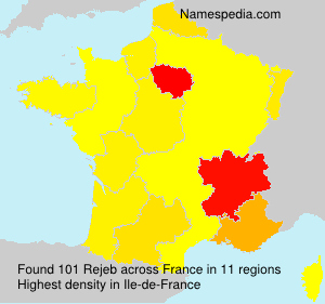 Surname Rejeb in France Surname Rejeb in France