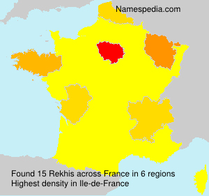 Surname Rekhis in France Surname Rekhis in France