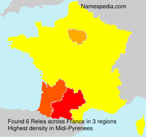 Surname Relea in France Surname Relea in France