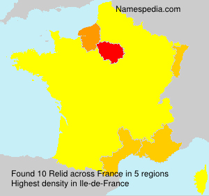 Surname Relid in France Surname Relid in France