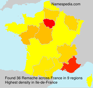 Surname Remache in France Surname Remache in France