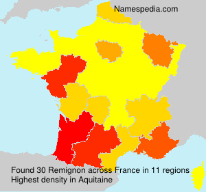 Surname Remignon in France Surname Remignon in France