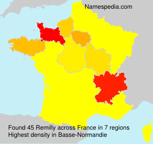 Surname Remilly in France Surname Remilly in France