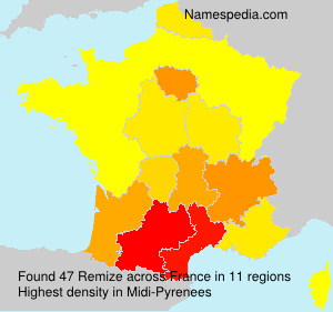 Surname Remize in France Surname Remize in France