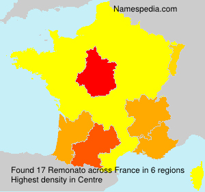 Surname Remonato in France Surname Remonato in France