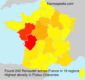 Surname Renaudet in France Surname Renaudet in France